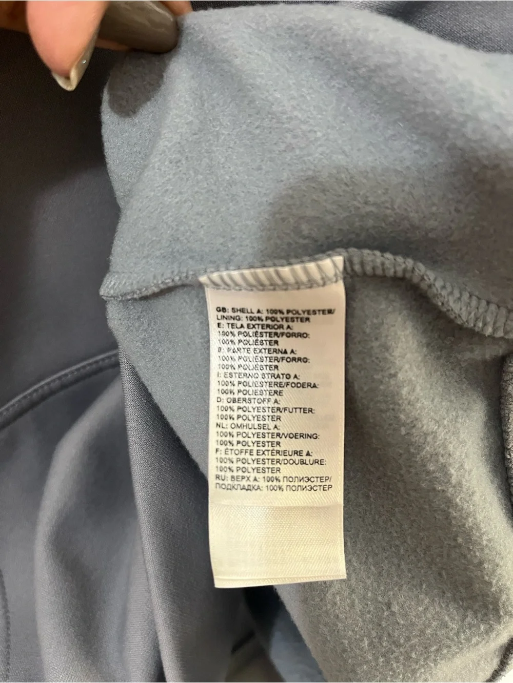 The North Face Men's Gray Hoodie with Yellow Logo